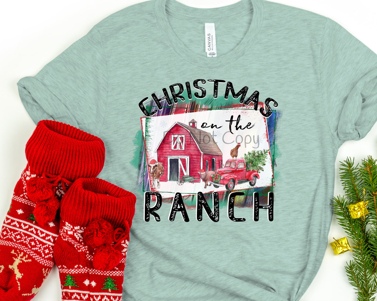 Christmas on the ranch-DTF