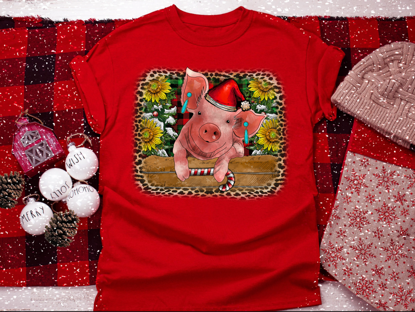 Pig Christmas -DTF