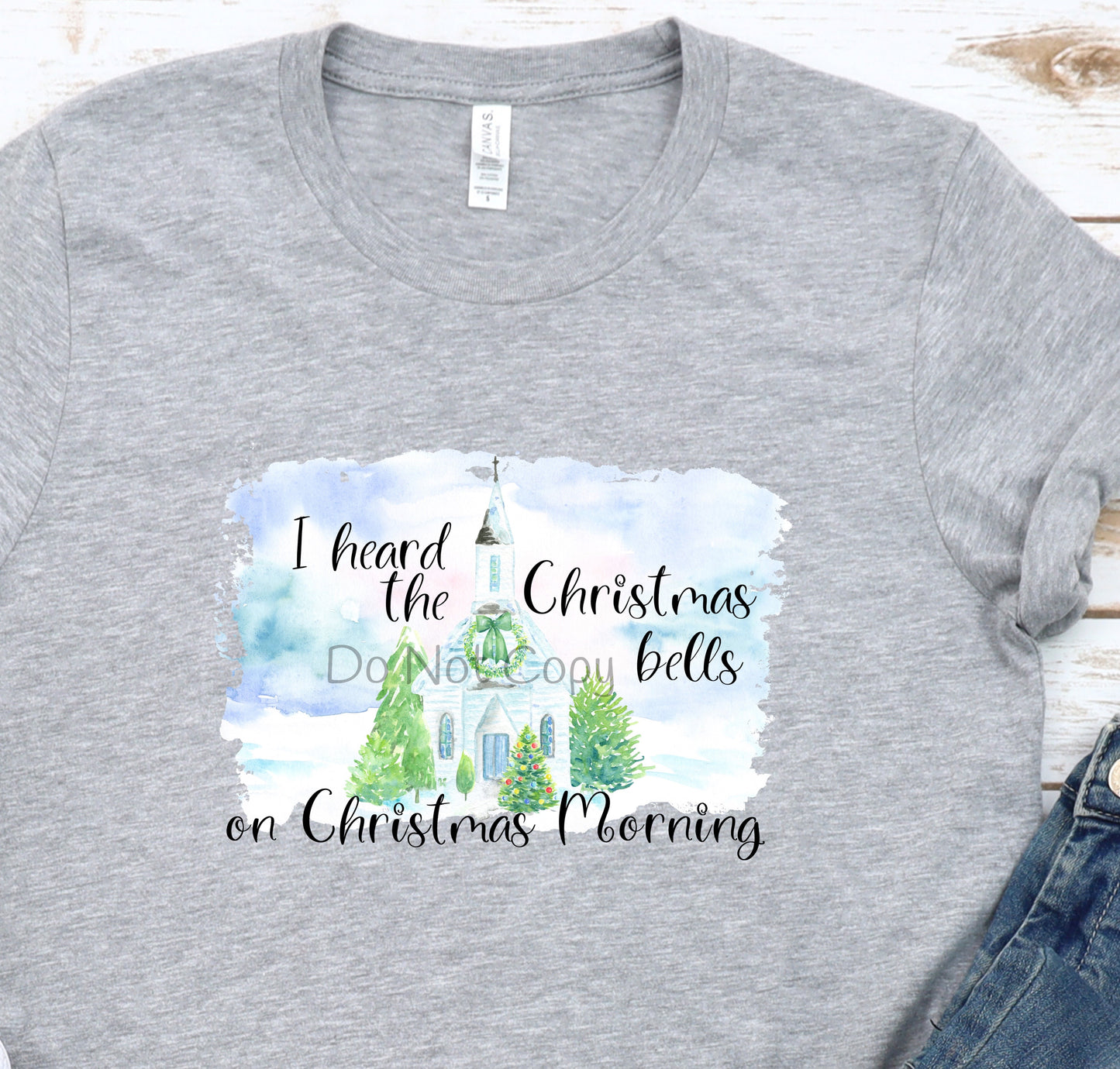 I heard the Christmas bells-DTF