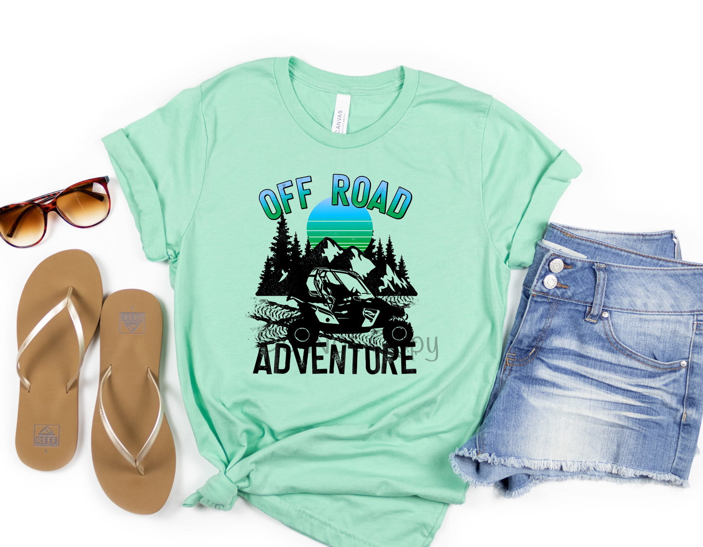 Off road adventure blue-DTF