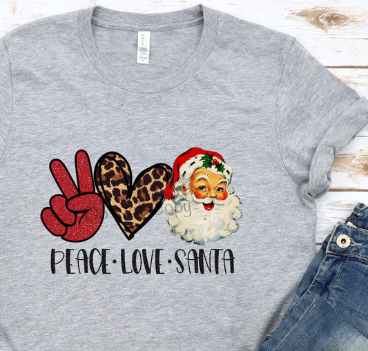 Peace love Santa-DTF