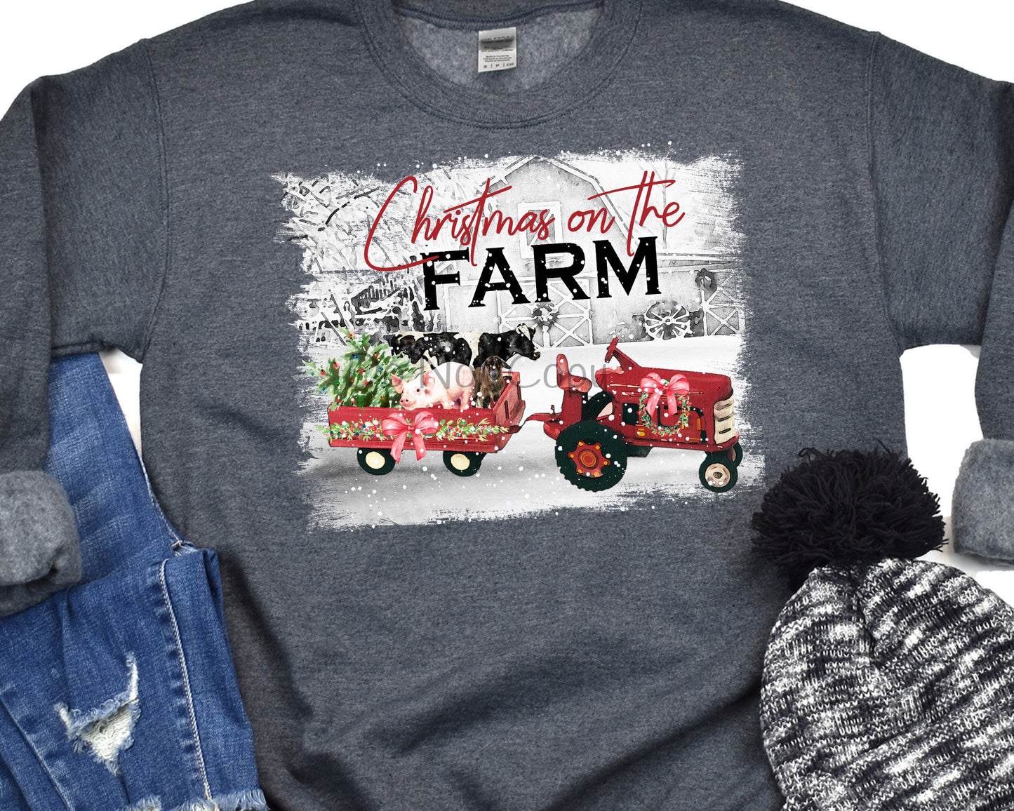 Christmas on the farm-DTF