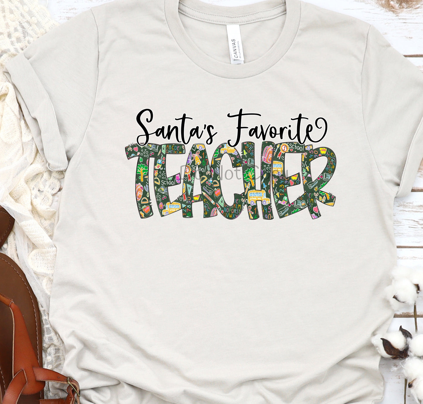 Santa’s Favorite teacher-DTF