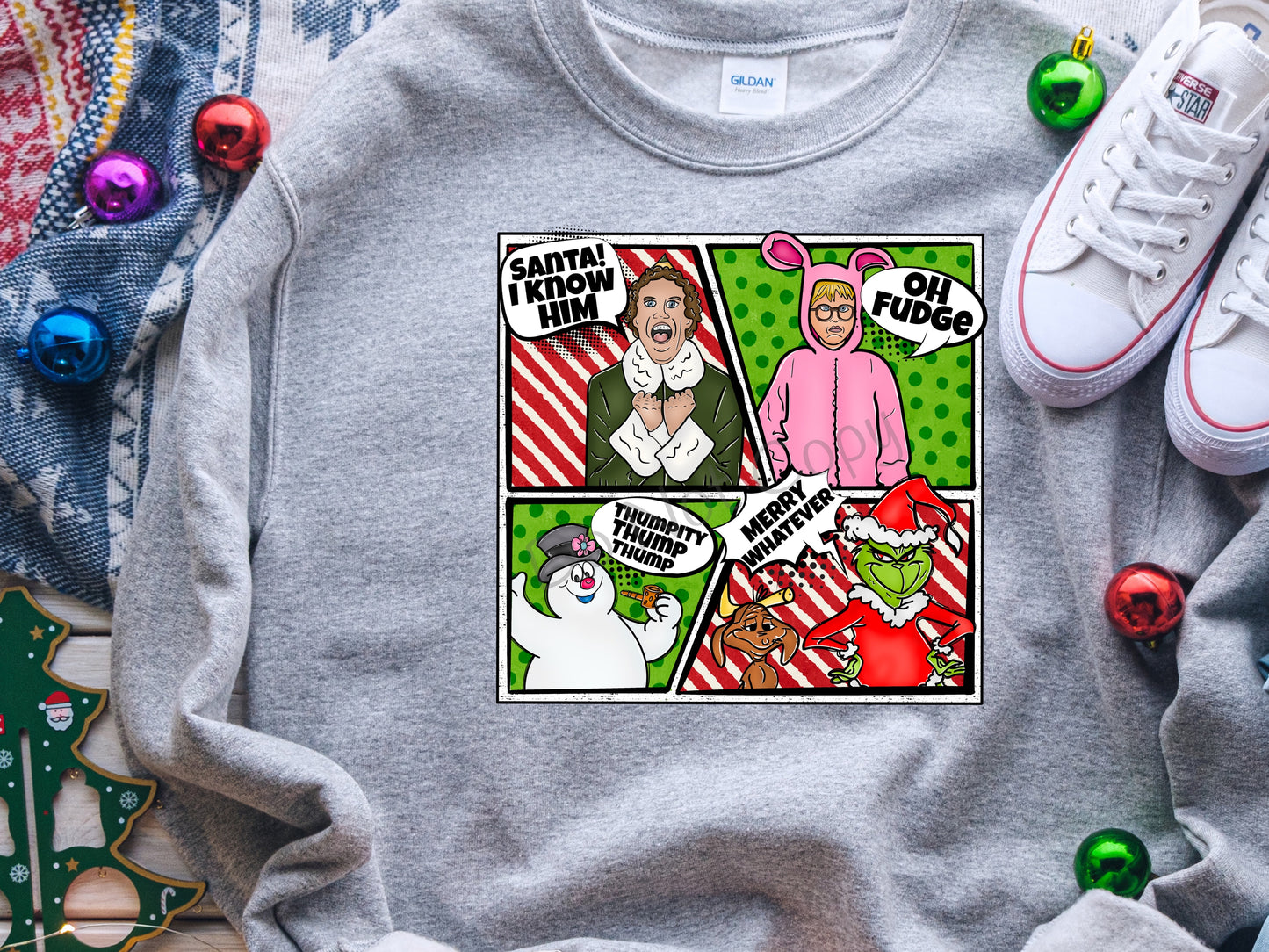 Christmas characters movies-DTF