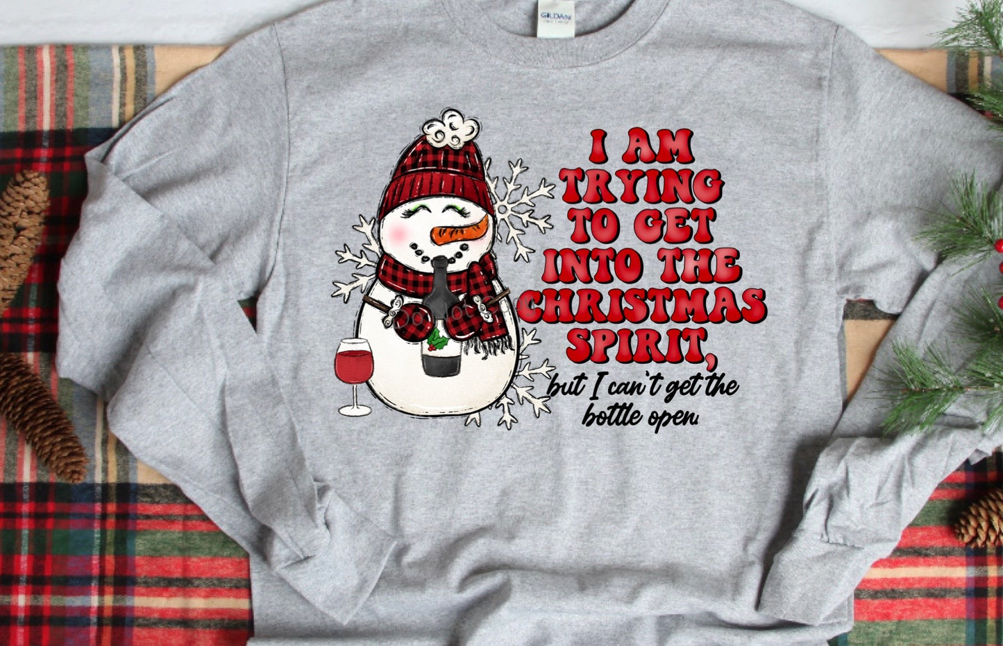 I am trying to get into the Christmas spirit - DTF