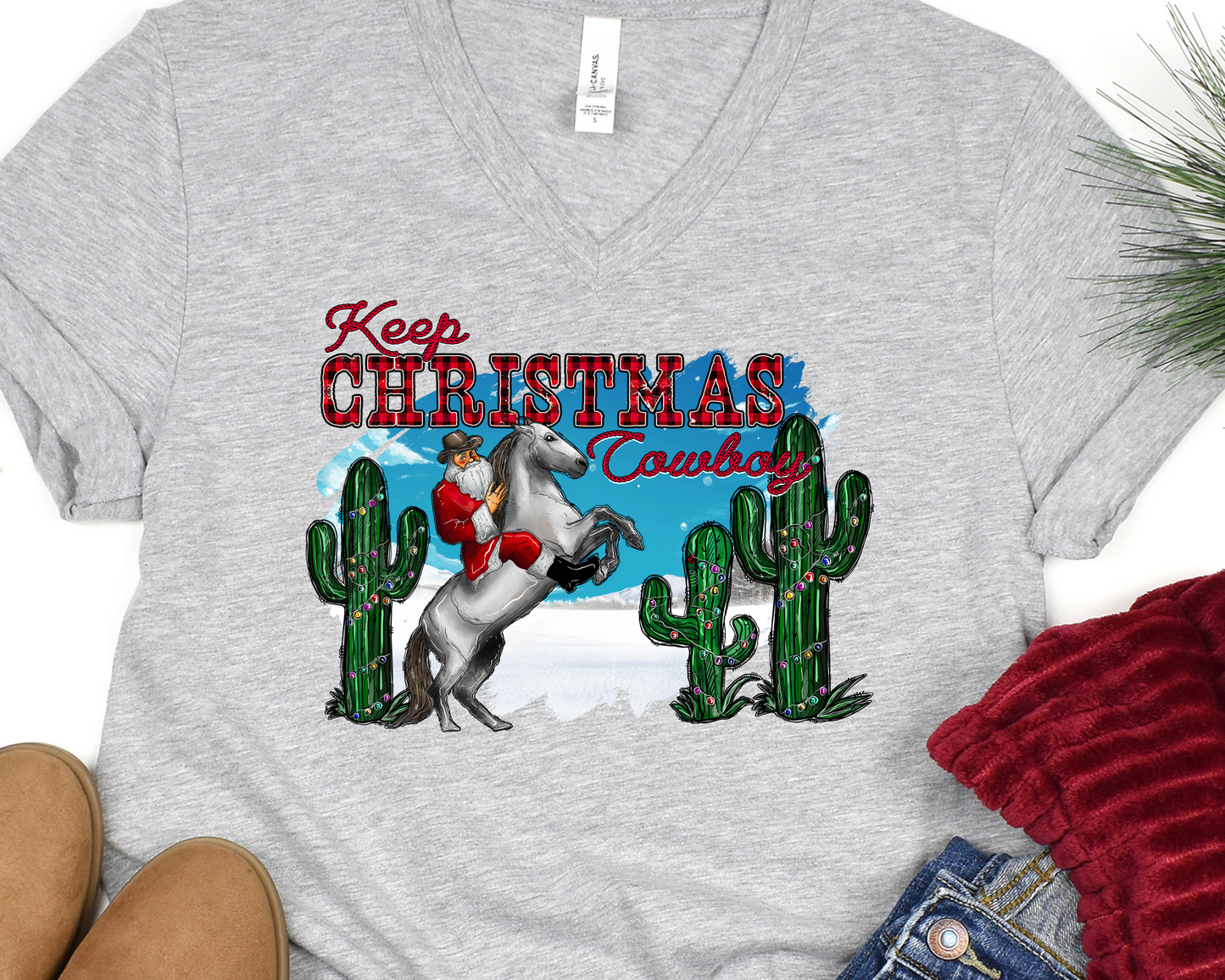 Keep Christmas cowboy -DTF