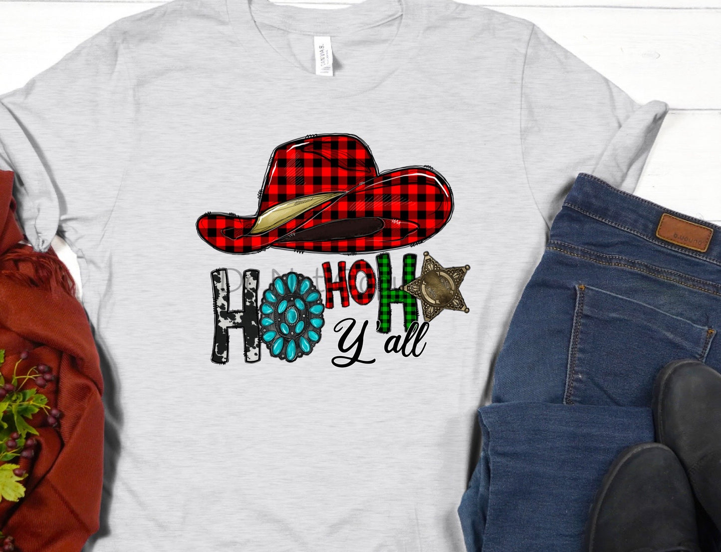 Ho Ho Ho y’all-DTF
