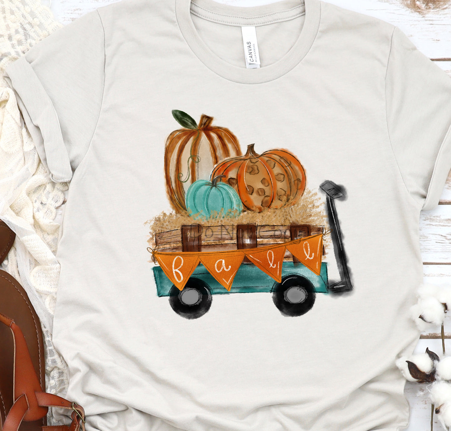 Fall banner wagon-DTF