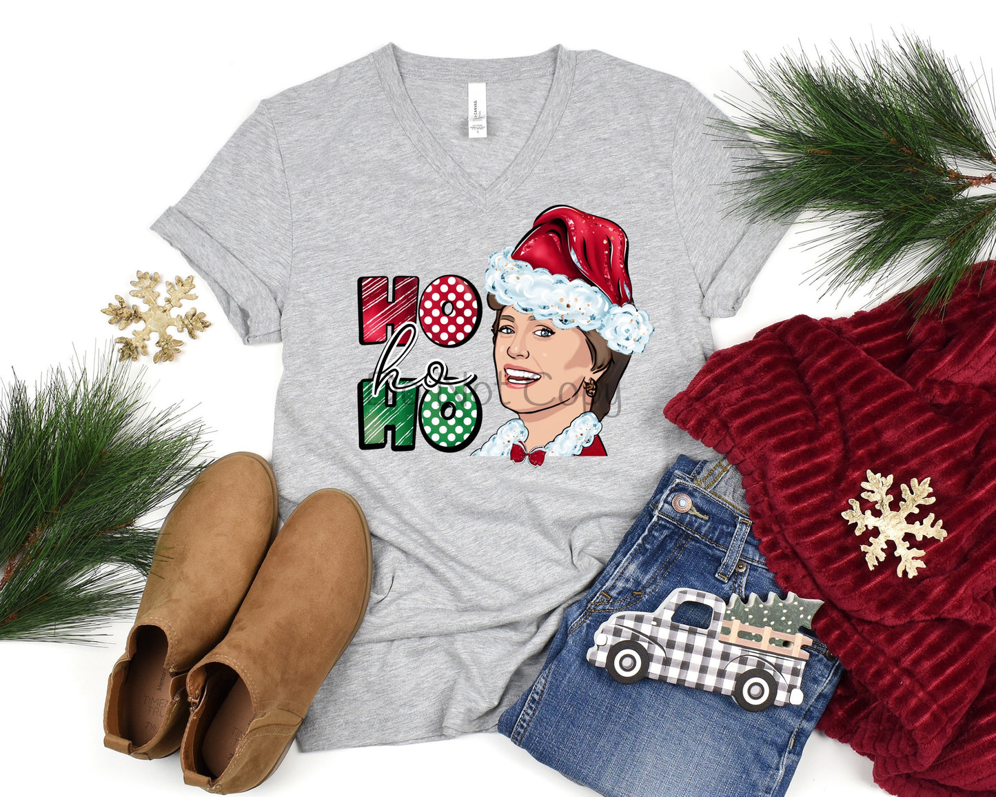 Ho Ho Ho Blanche-DTF