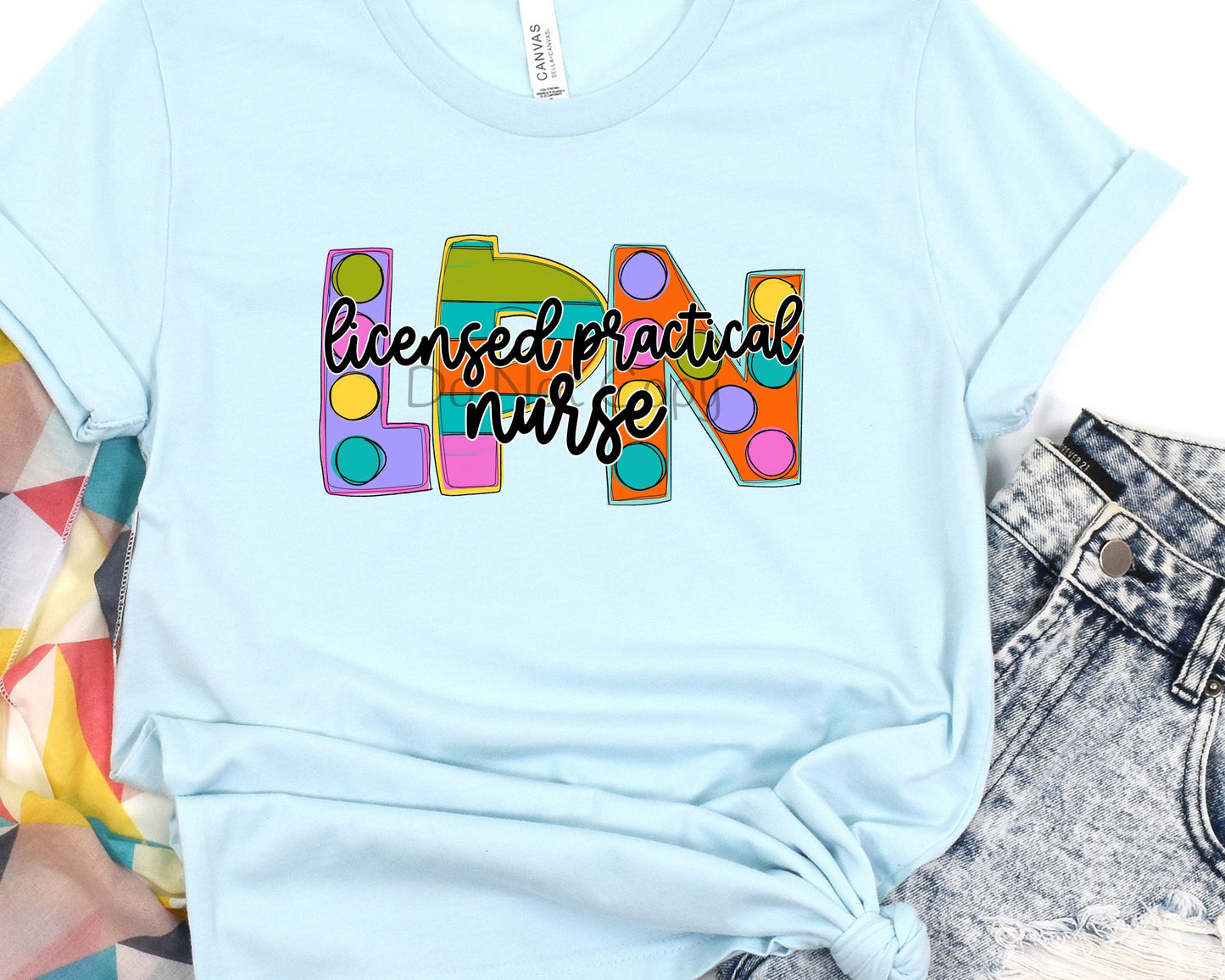 Funky block occupation licensed practical nurse-DTF