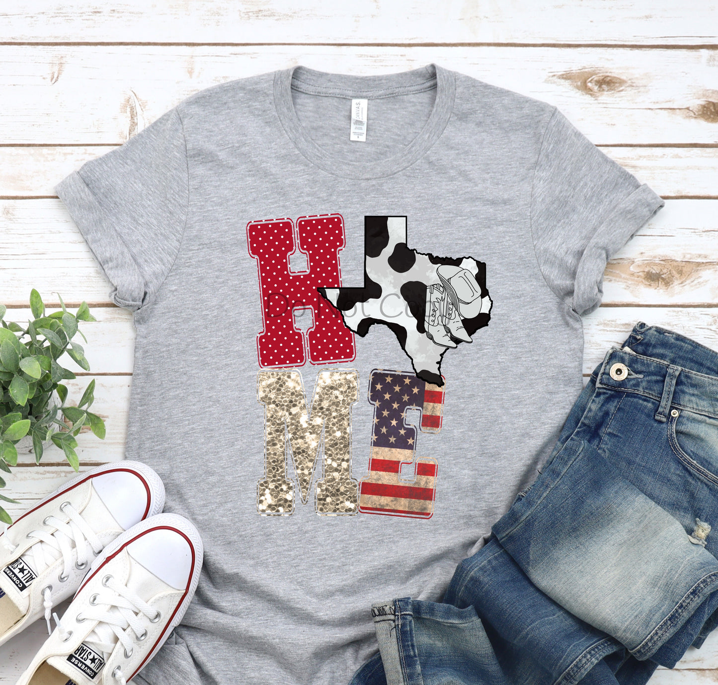 Home Texas boots hat-DTF
