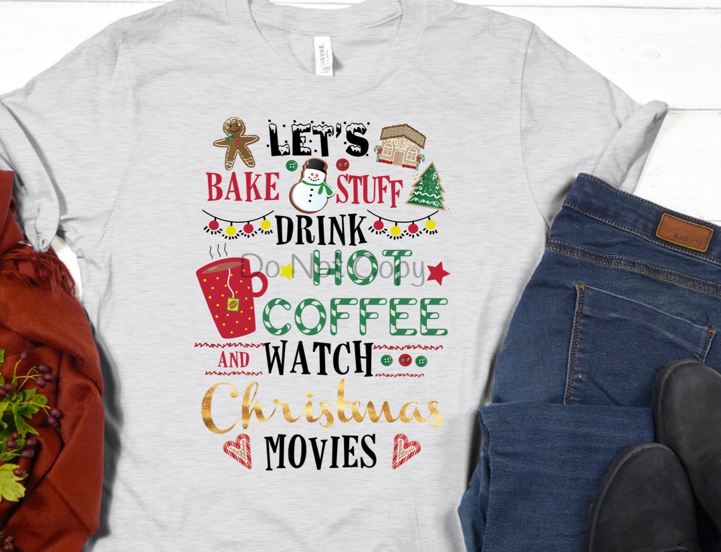 Let’s bake stuff drink hot coffee-DTF