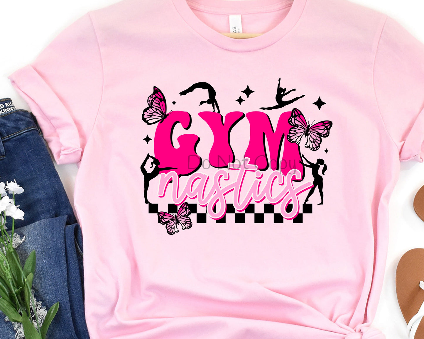 Gymnastics butterflies-DTF