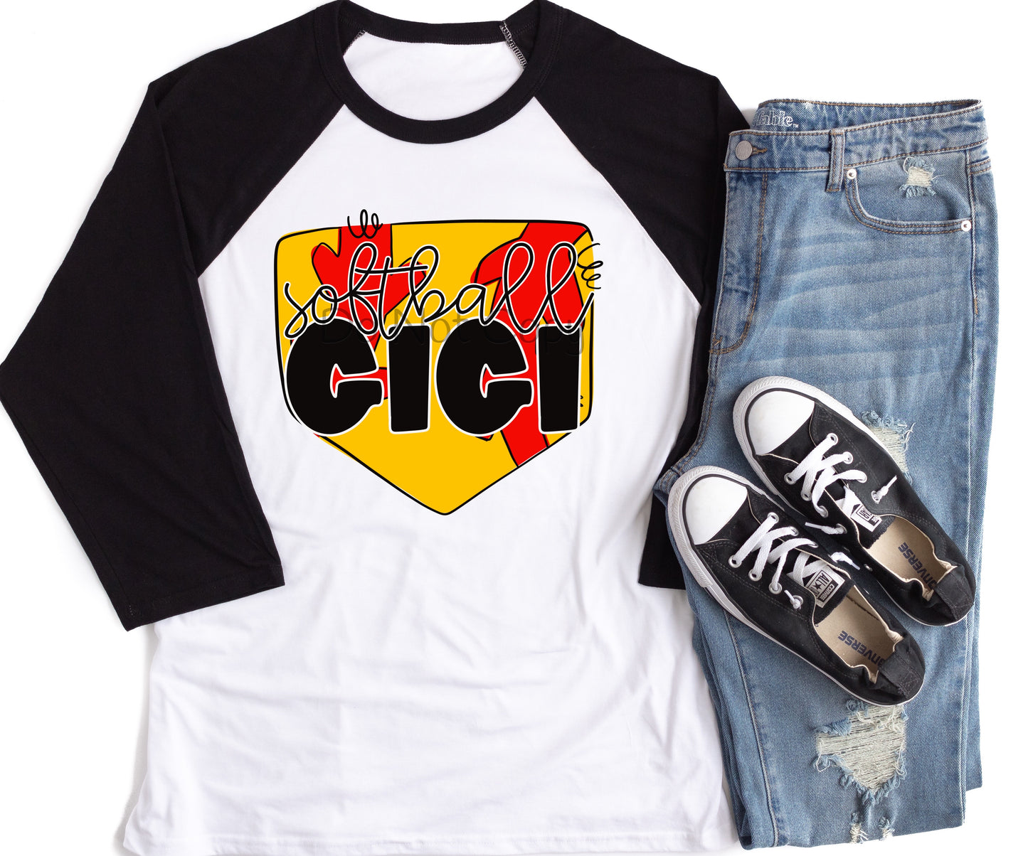 Gigi softball plate -DTF