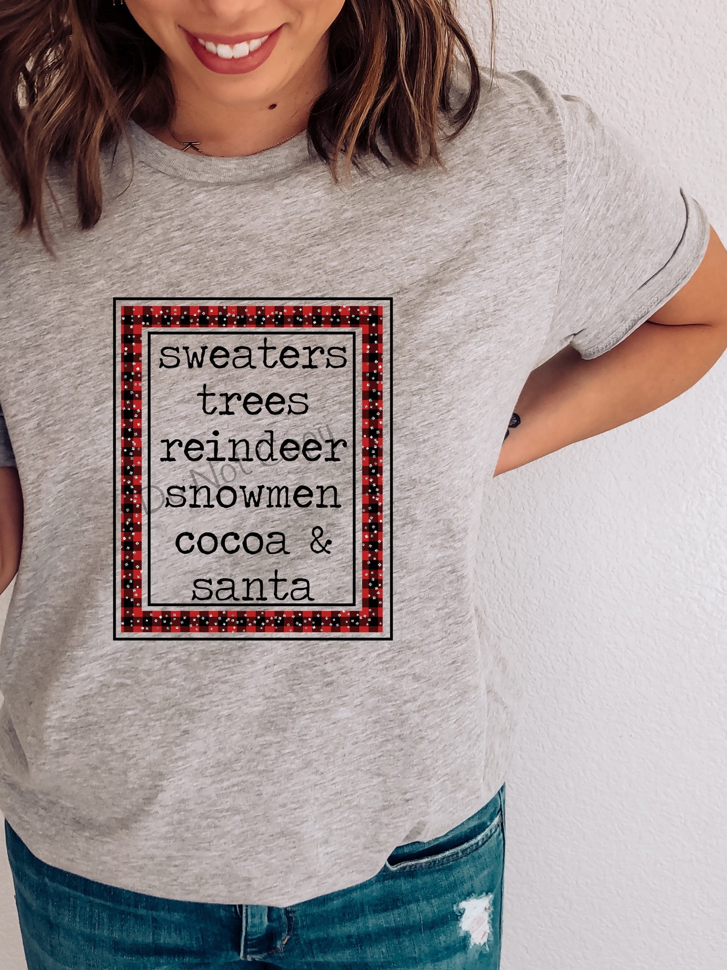 Sweaters trees reindeer-DTF
