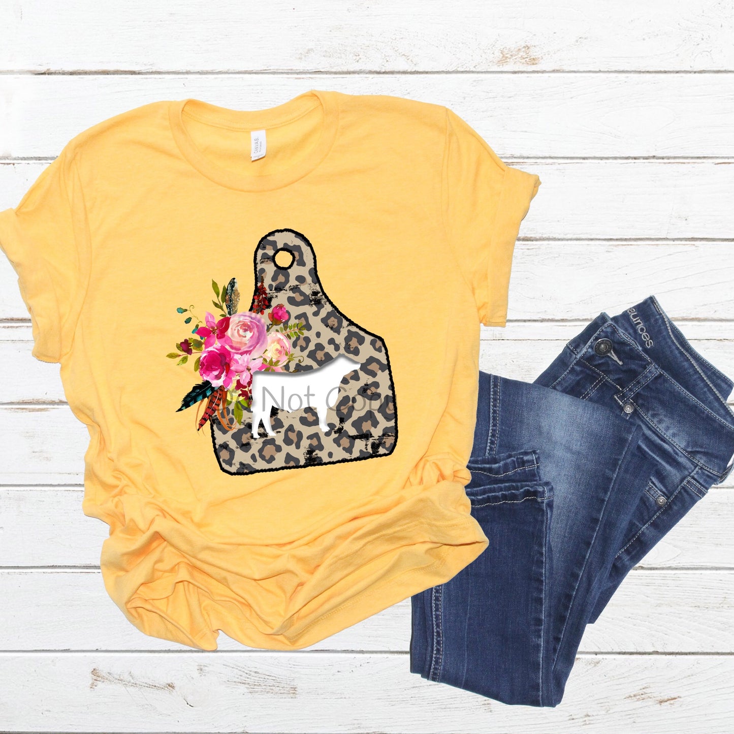 Leopard tag show cow-DTF