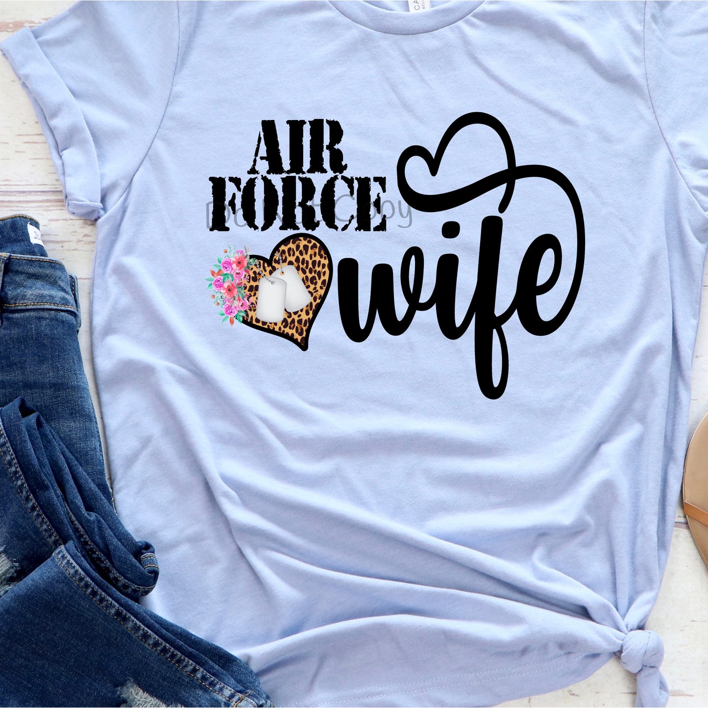 Air Force wife-DTF