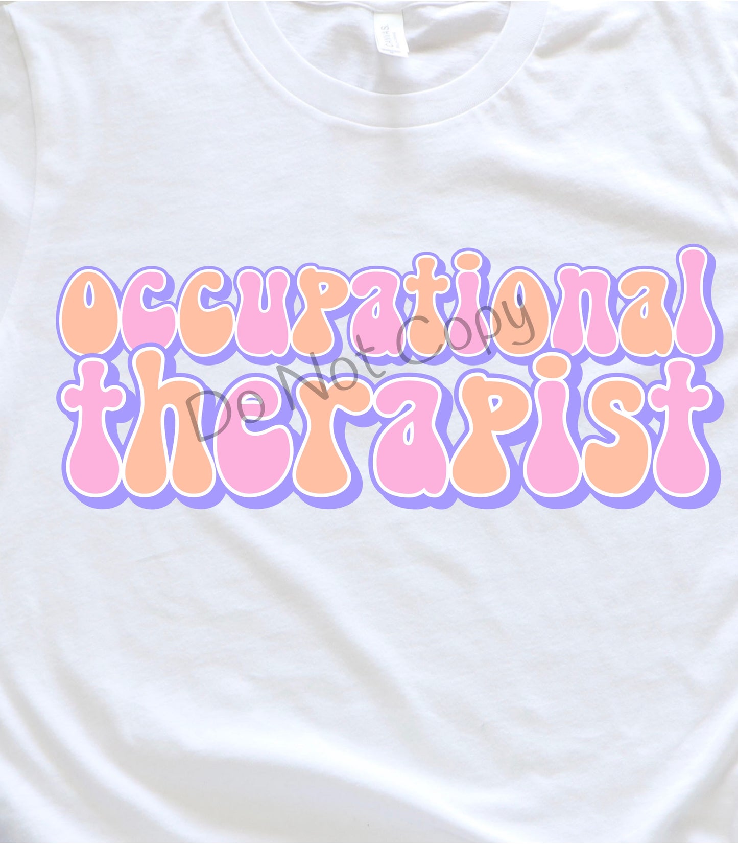 Retro occupation occupational therapist-DTF