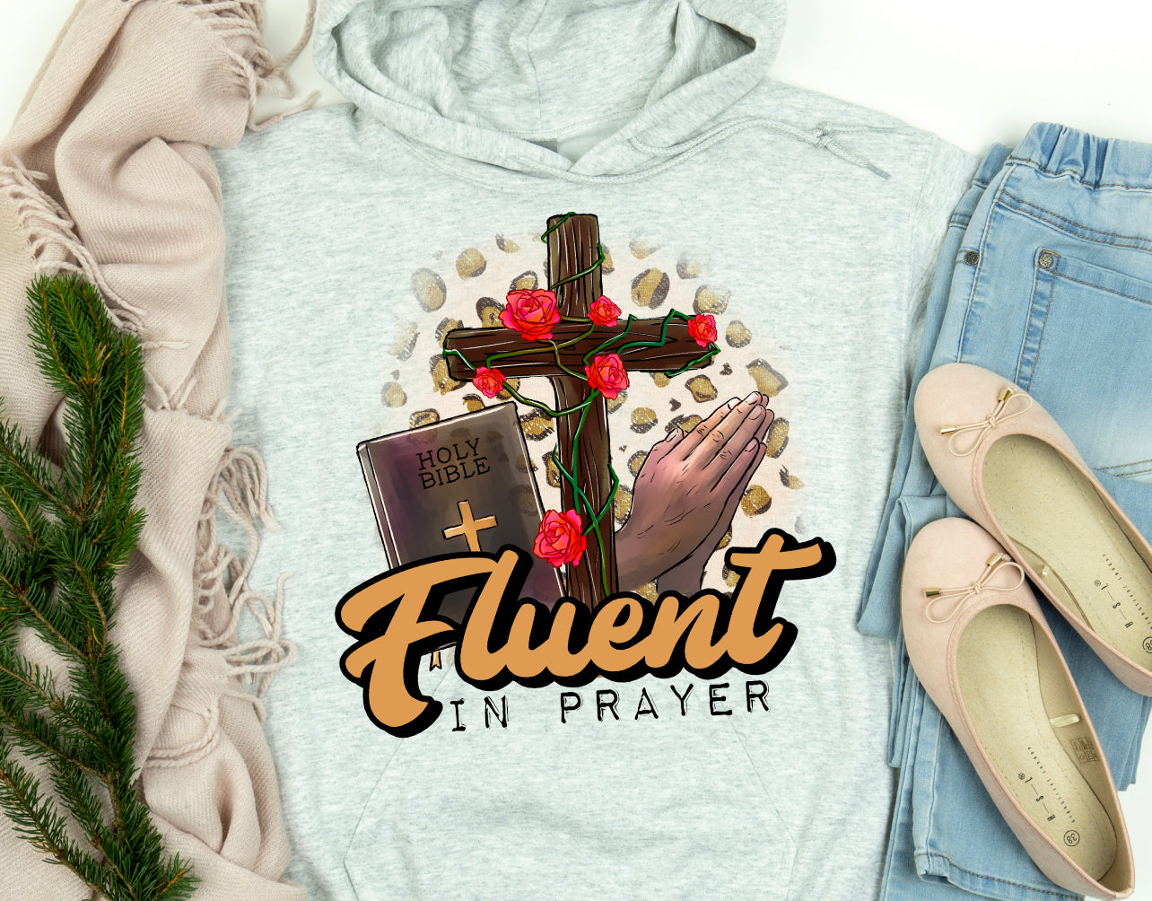 Fluent in prayer-DTF