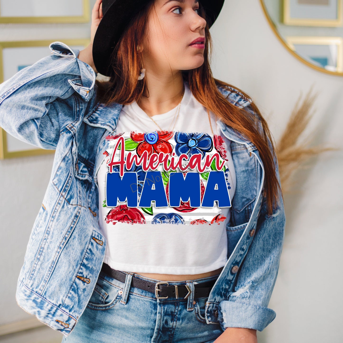 American mama flowers-DTF