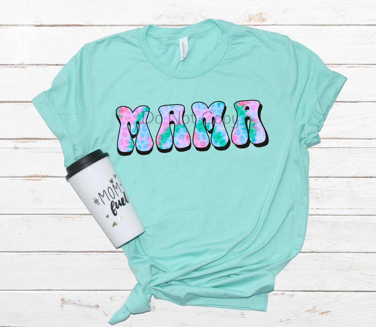 Mama multi colored leopard- DTF