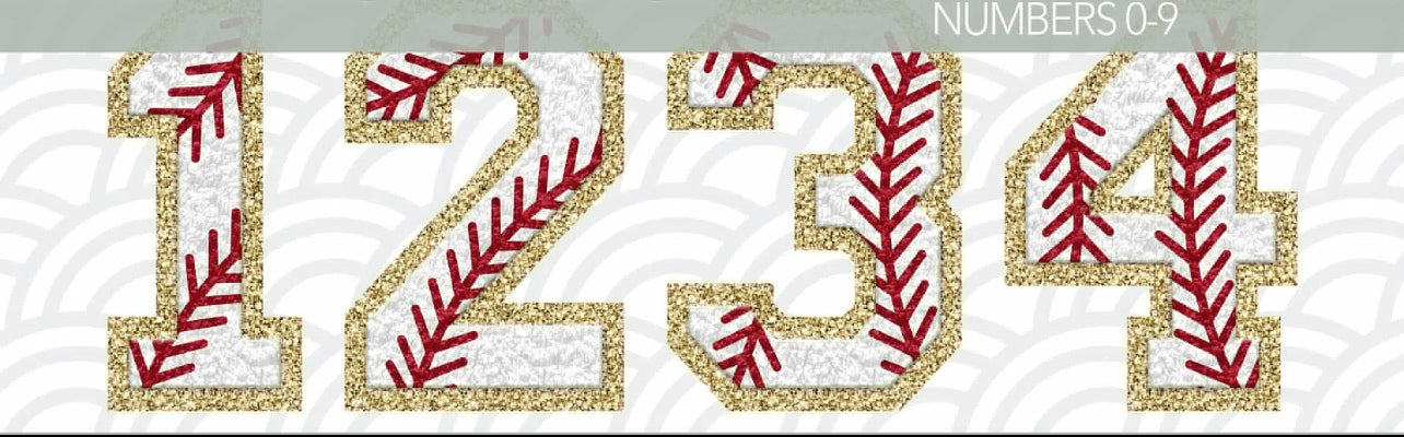 CUSTOM Chenille Letters & Numbers-DTF
