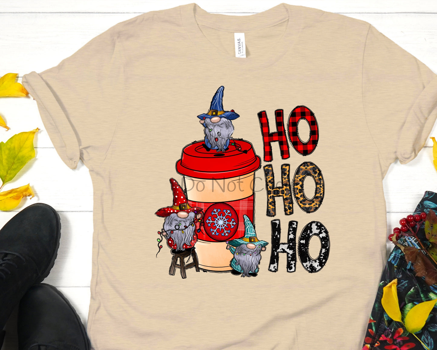 Ho Ho Ho gnomes-DTF