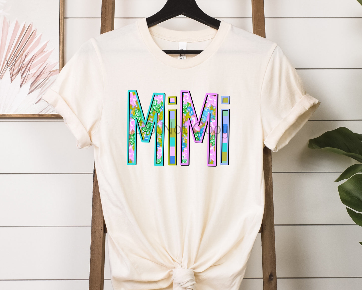 Mimi floral and stripe-DTF