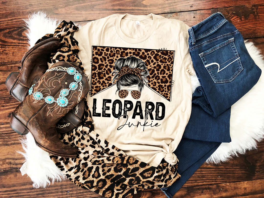 Leopard junkie- DTF