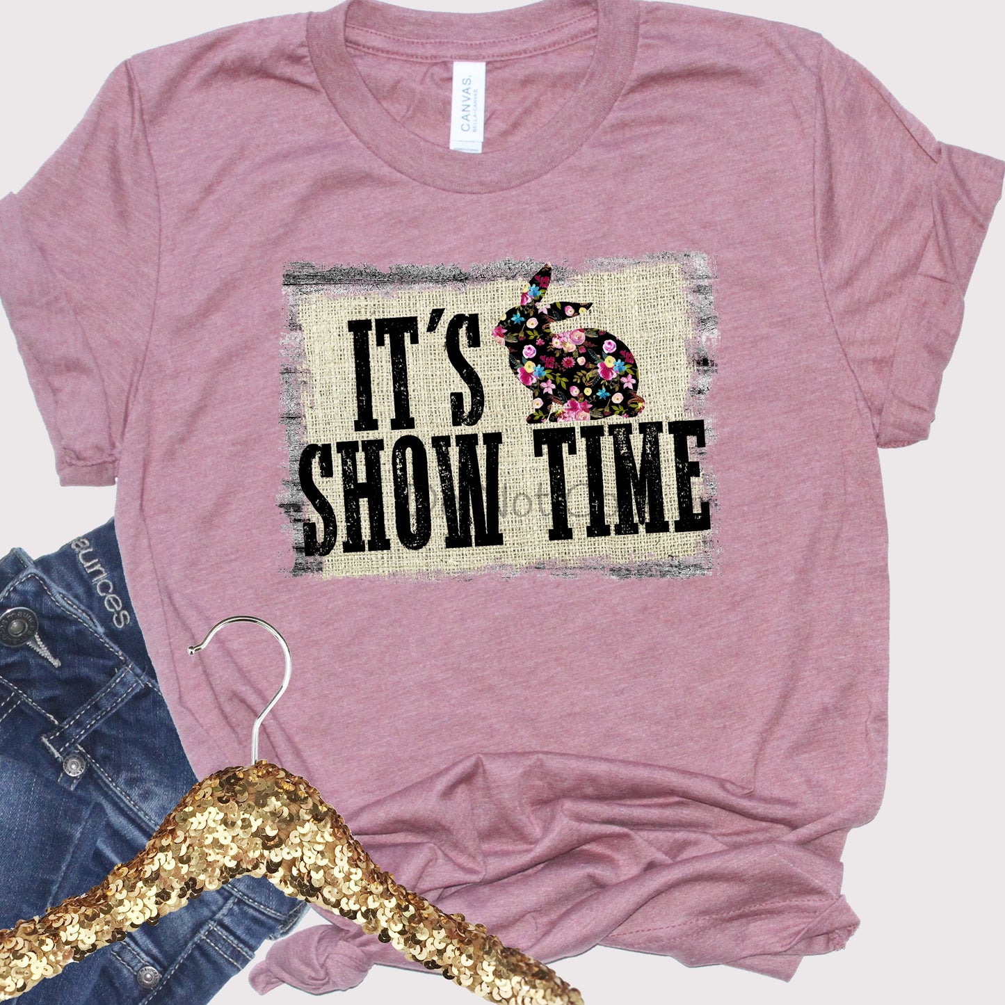 It’s show time rabbit-DTF