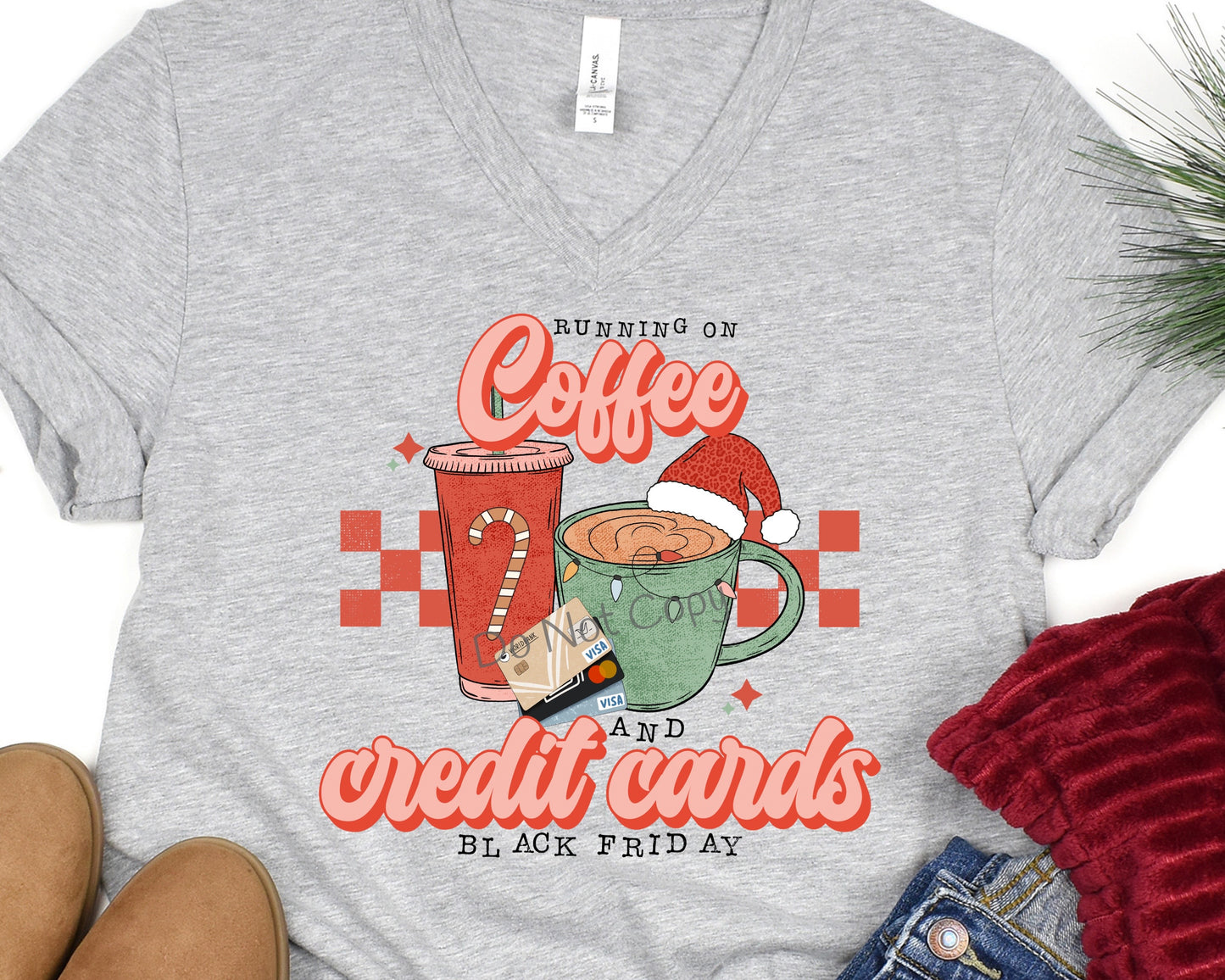 Running on coffee credit cards Black Friday -DTF