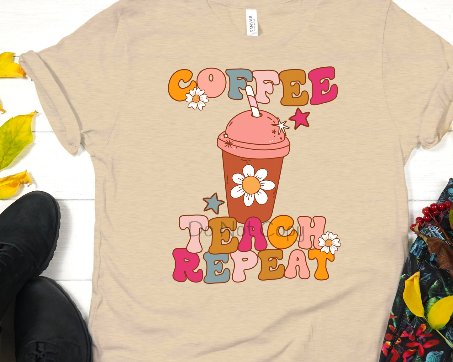 Coffee teach repeat-DTF