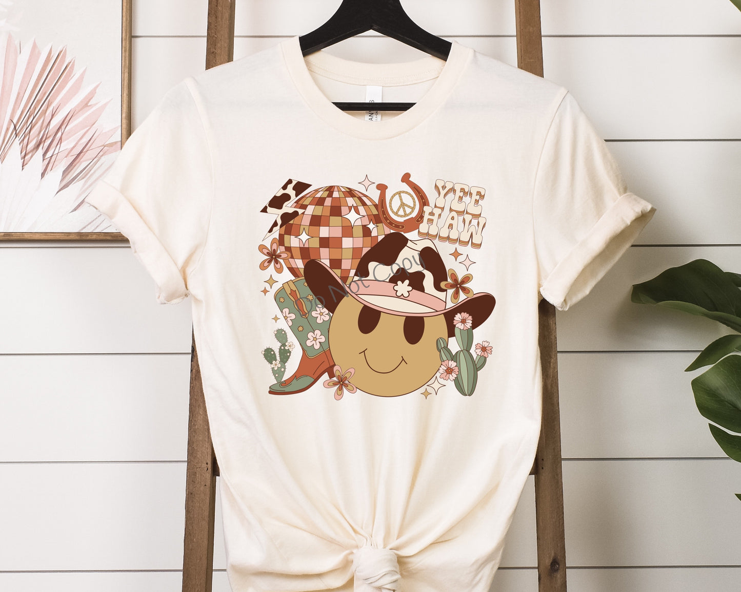 Yee haw western smiley-DTF