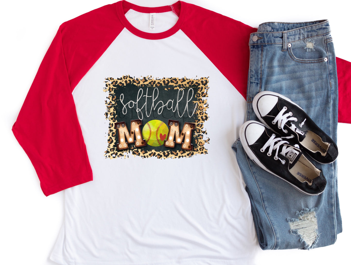 Softball mom cheetah-DTF