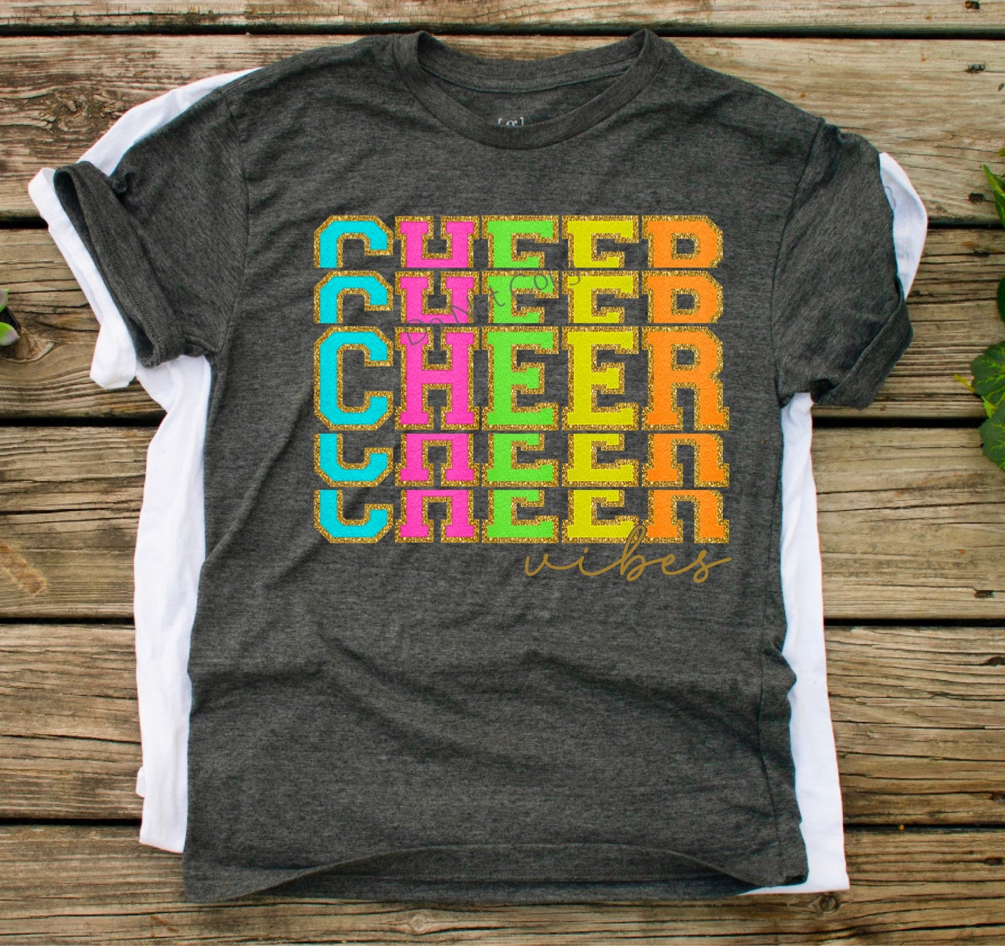 Cheer bright chenille letters-DTF