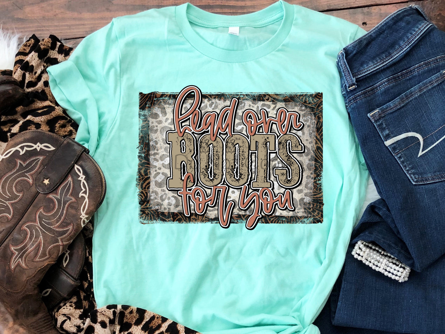 Head over boots for you-DTF