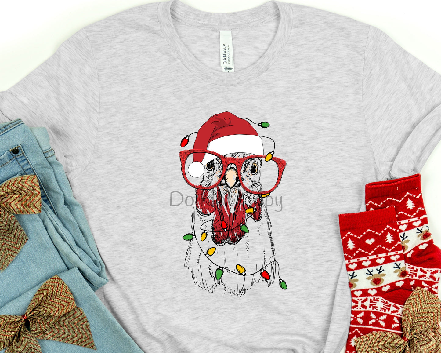 Christmas chicken-DTF