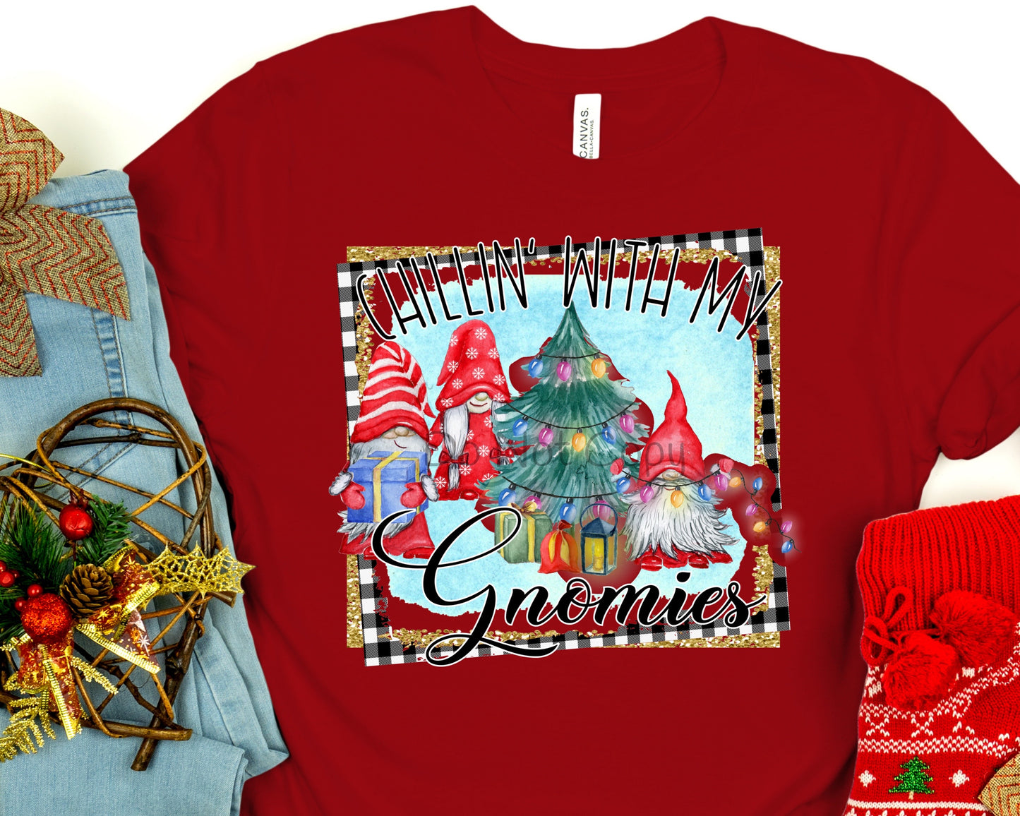 Chillin with my gnomies-DTF