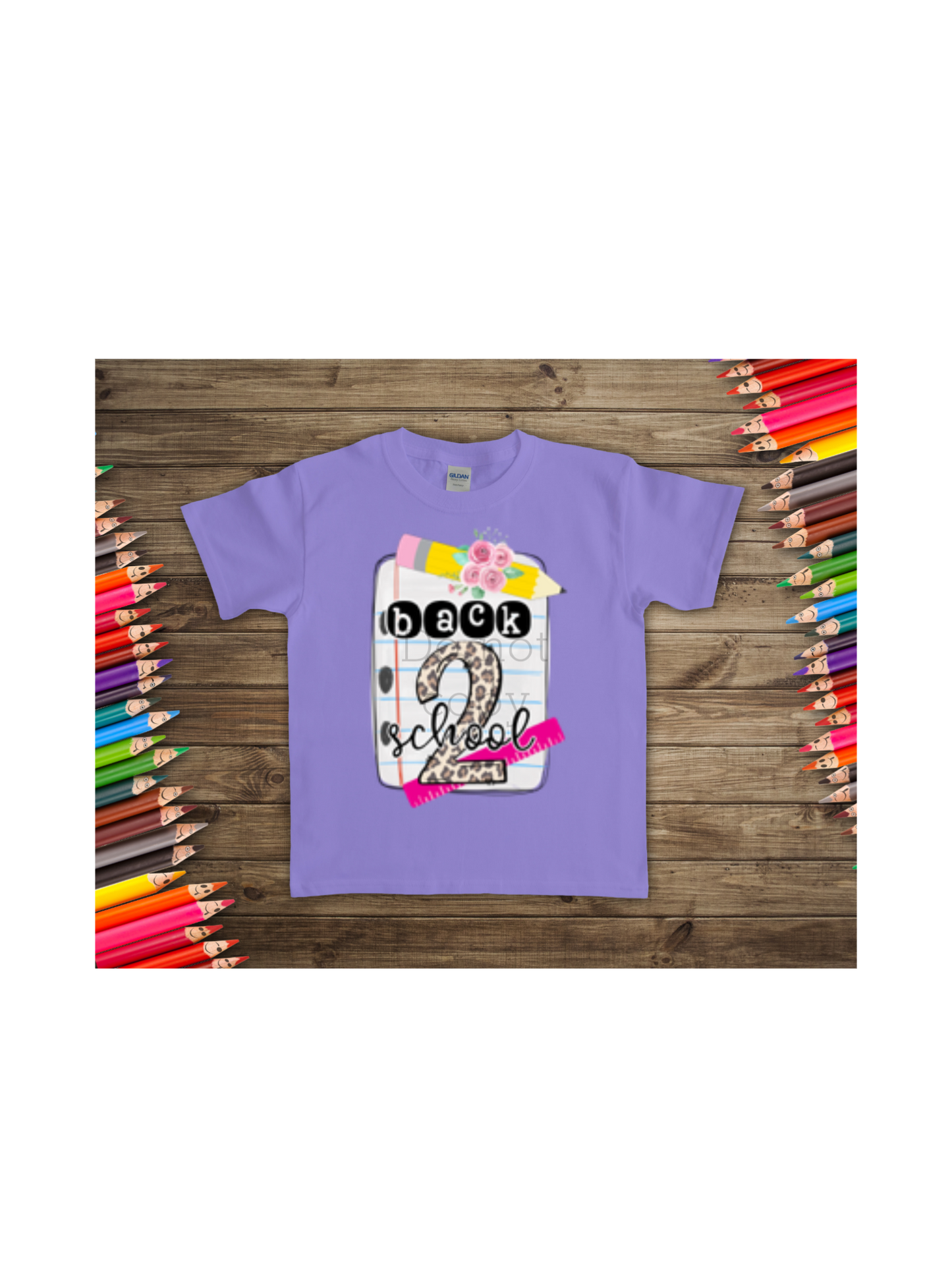 Back 2 school leopard - DTF