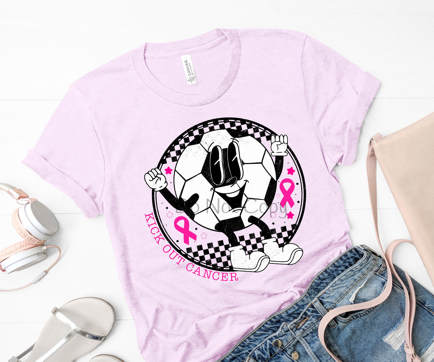 Kick out cancer soccer-DTF