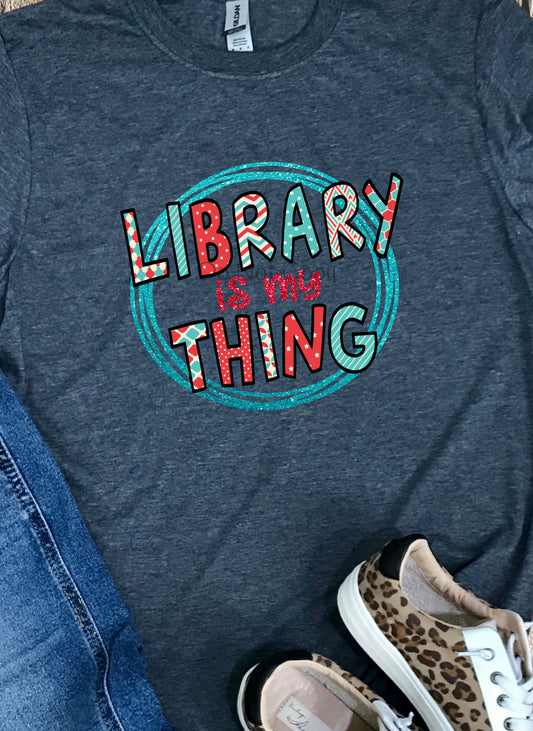 Library is my thing-DTF