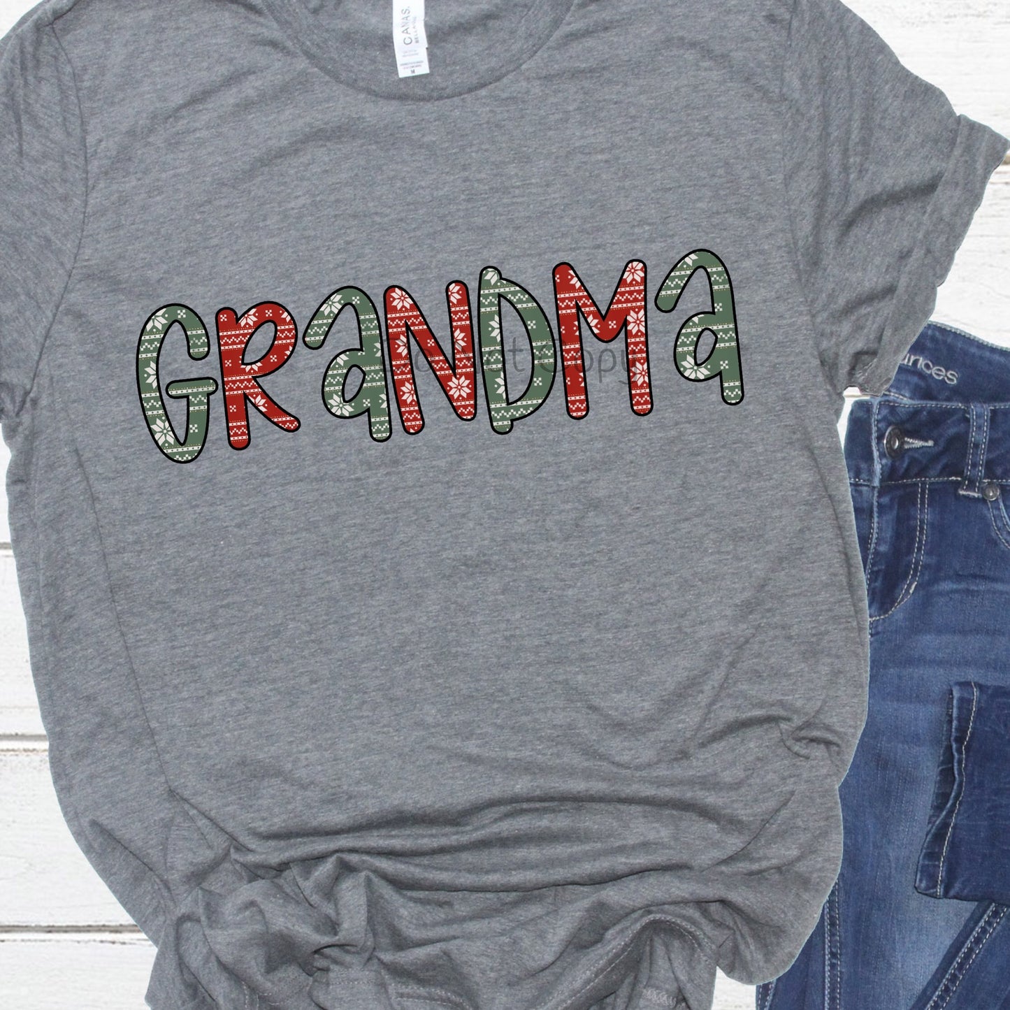Grandma Christmas print-DTF