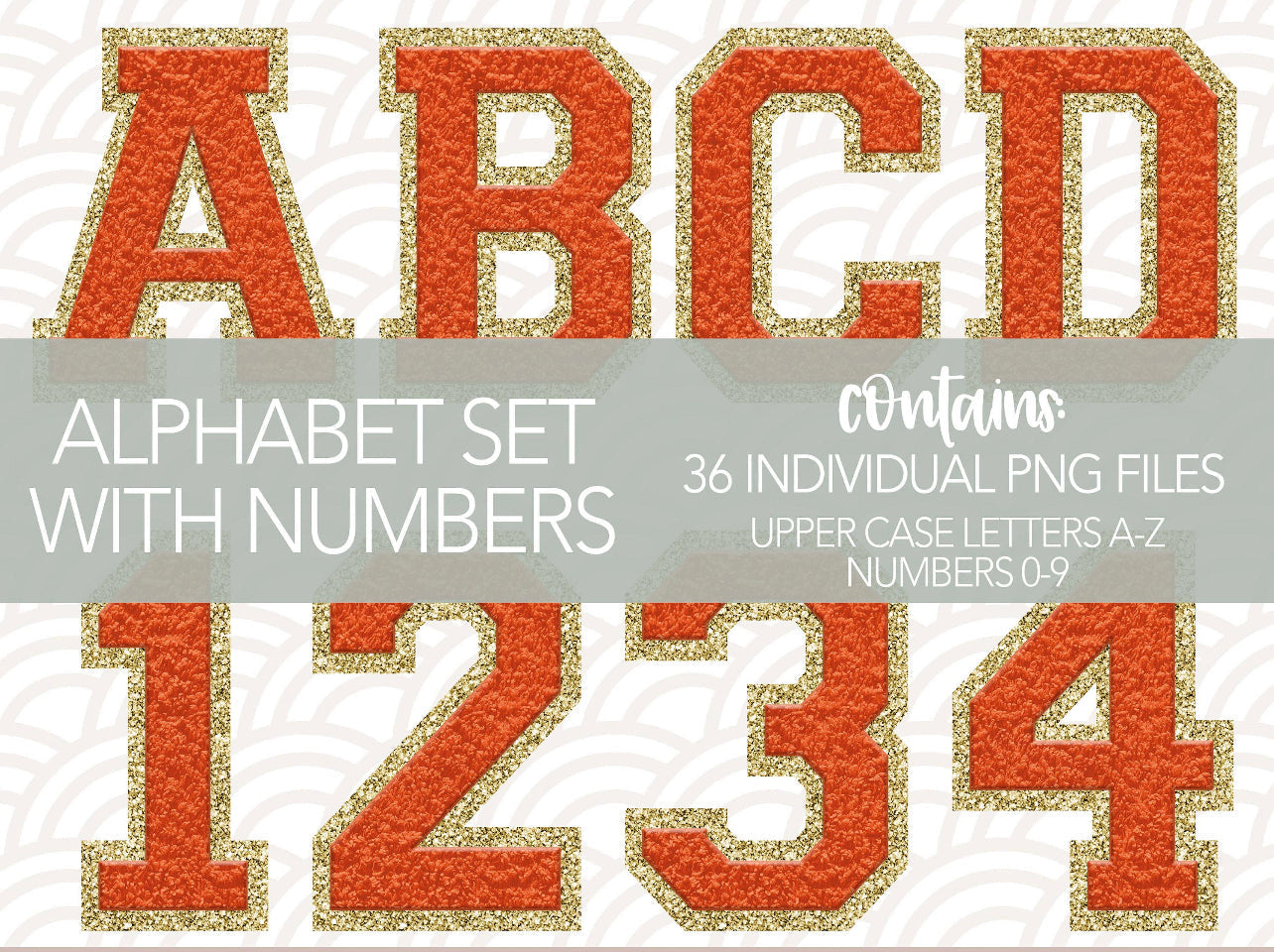 CUSTOM Chenille Letters & Numbers-DTF