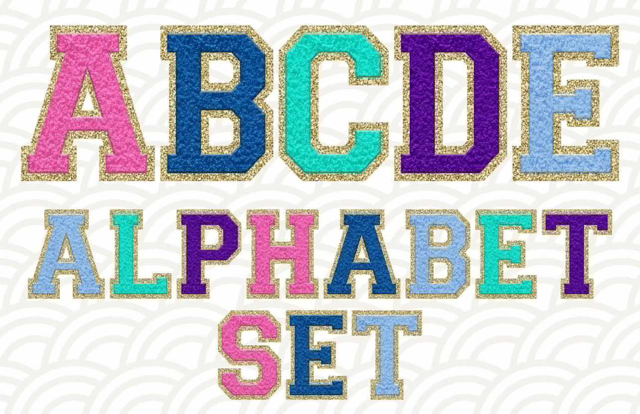CUSTOM Chenille Letters & Numbers-DTF