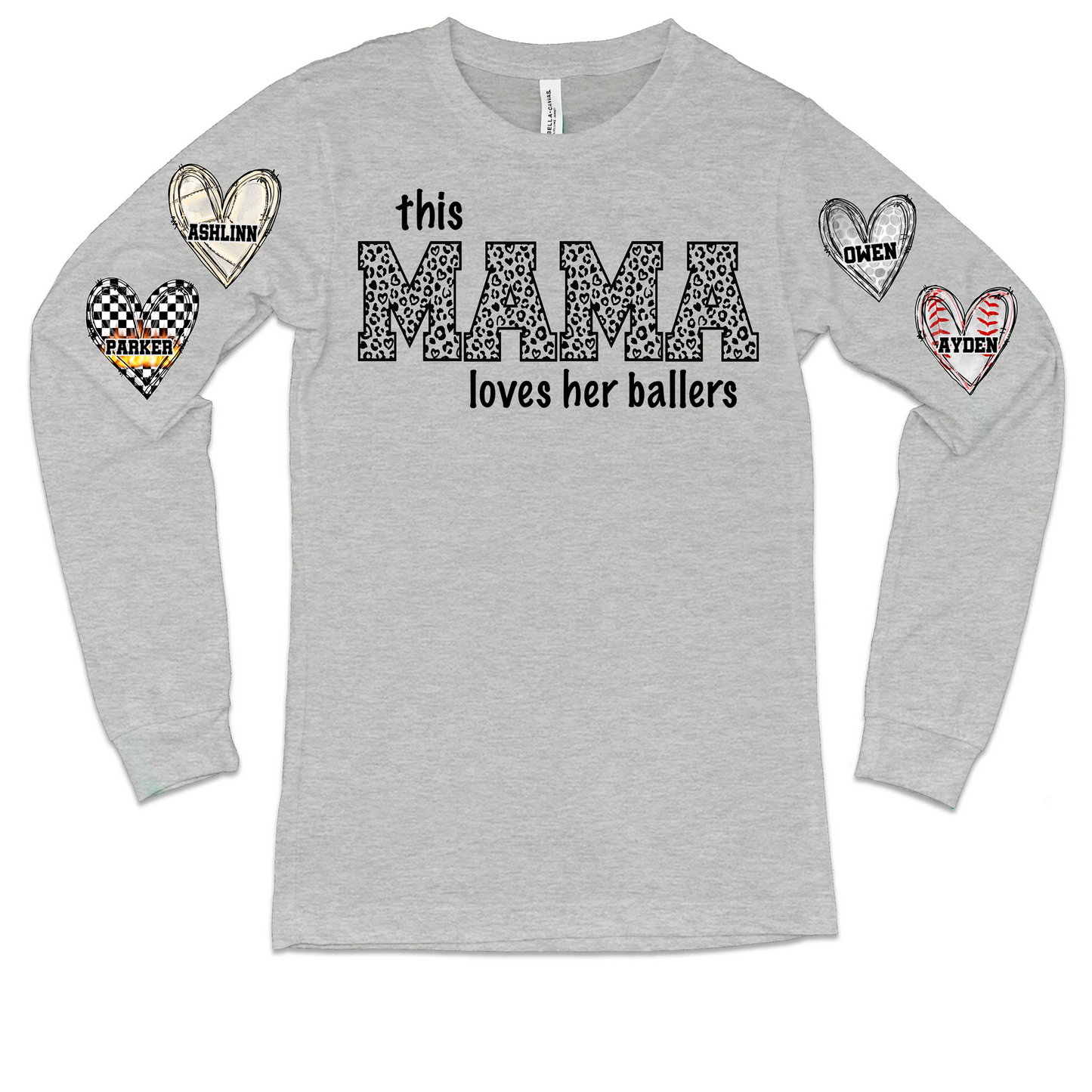 This Custom Name loves her ballers -DTF