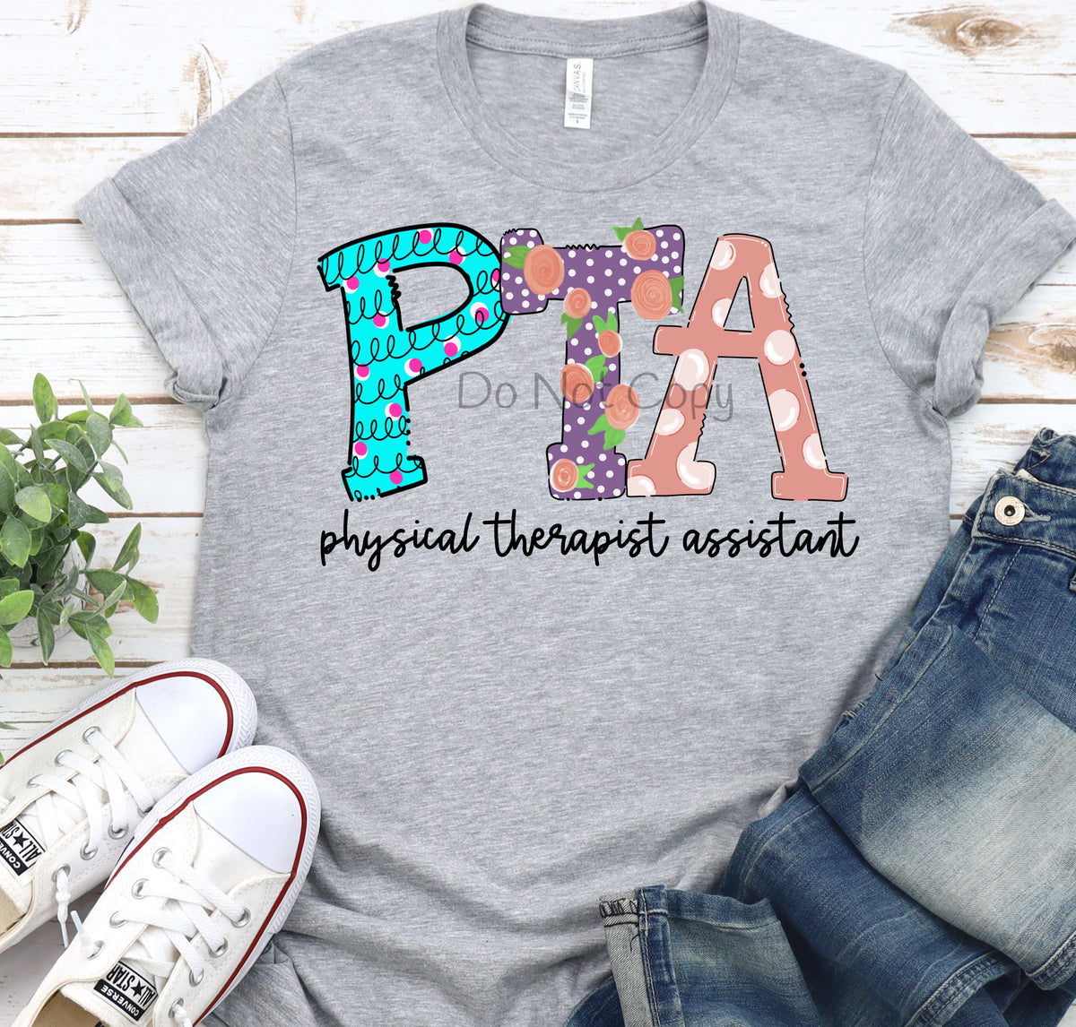PTA turquoise purple peach-DTF