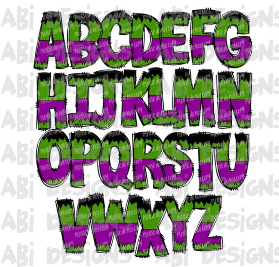 Make your own- Several Fonts to choose from -DTF