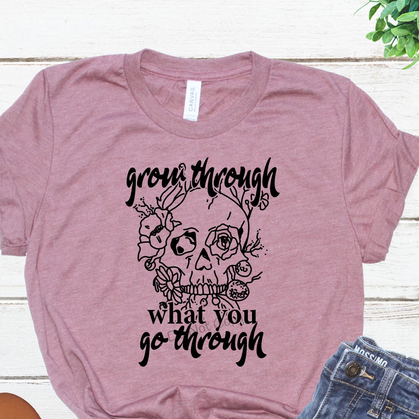 Grow through what you go through-DTF