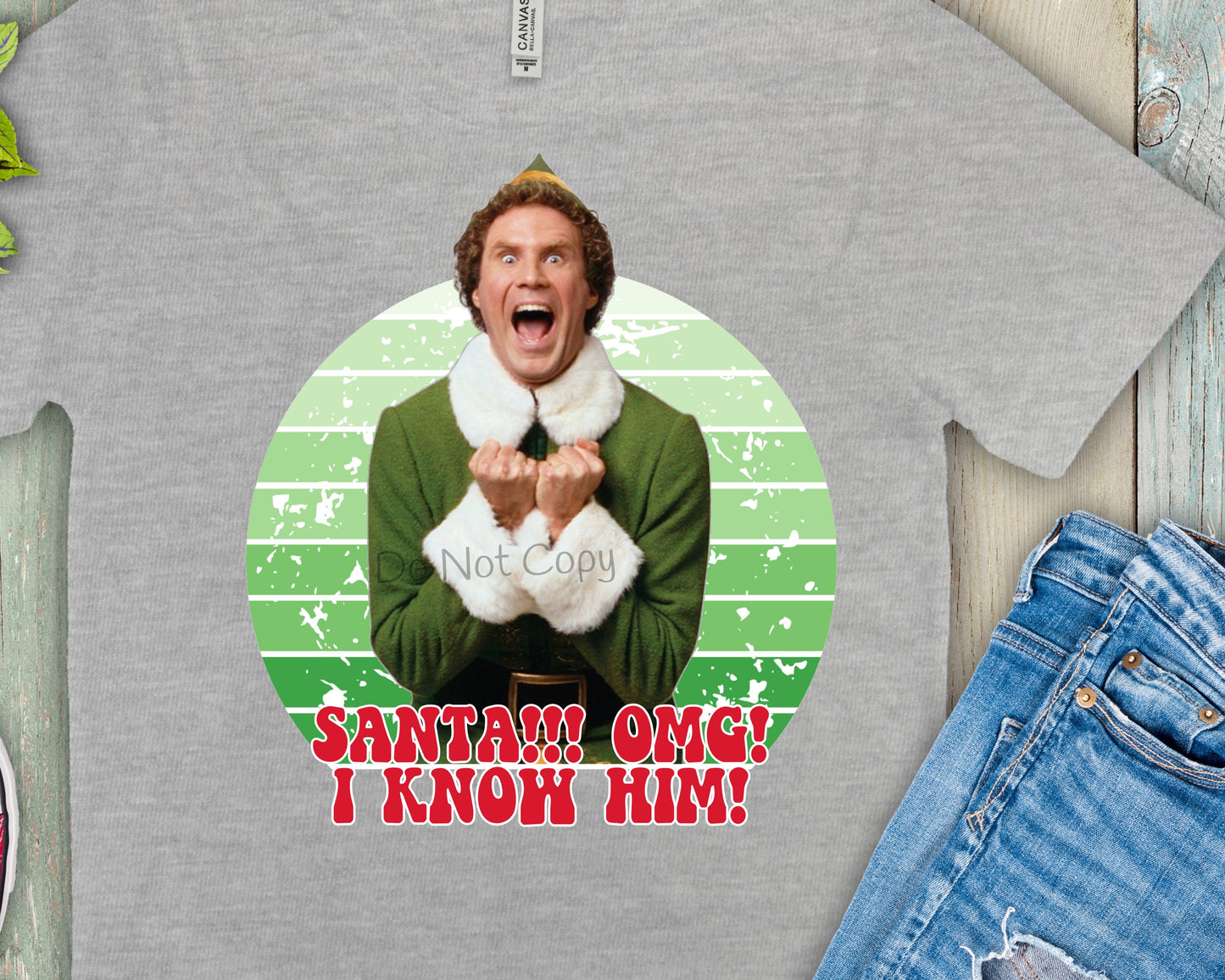 Santa OMG I know him-DTF