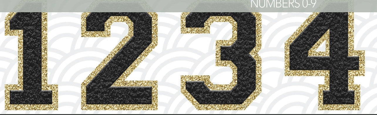 CUSTOM Chenille Letters & Numbers-DTF